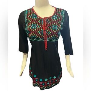 SR fashion made in India embroidered tunic